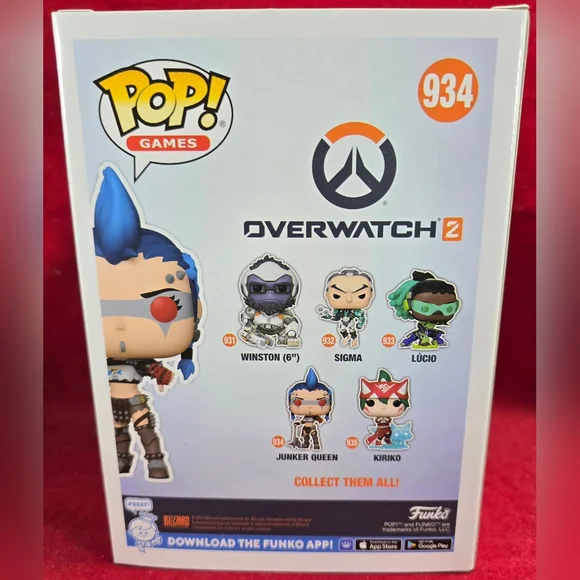 Funko Pop! Overwatch 2 - Junker Queen #934 (Nib) With Pop Protector - Picture 7 of 7